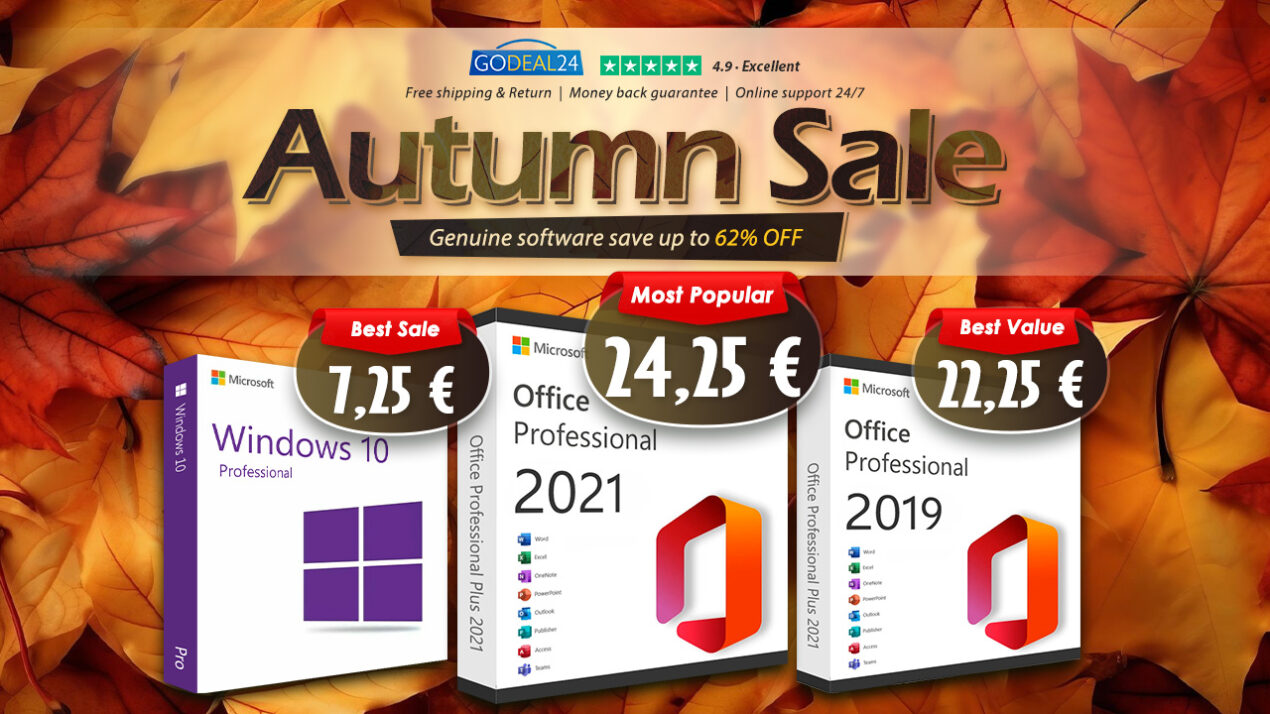 Risparmi straordinari con la Autumn Sale di Godeal24: Office costa meno di una pizza (e birra)