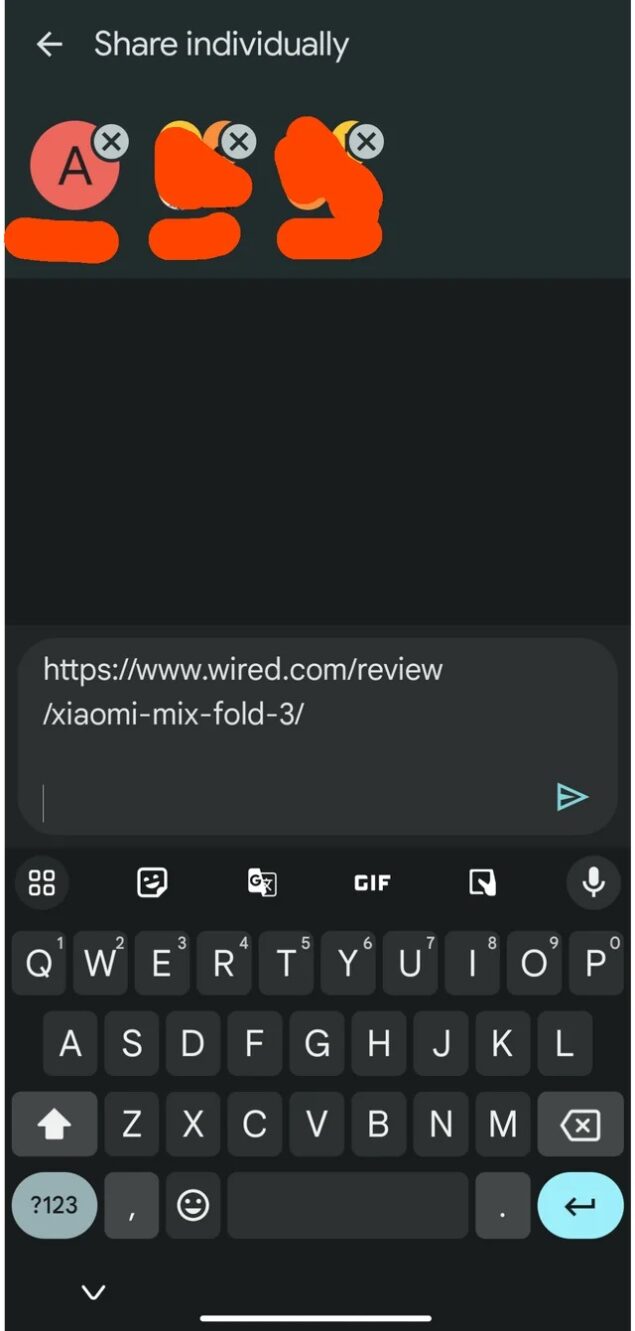 Google Messaggi invio multiplo leak 3