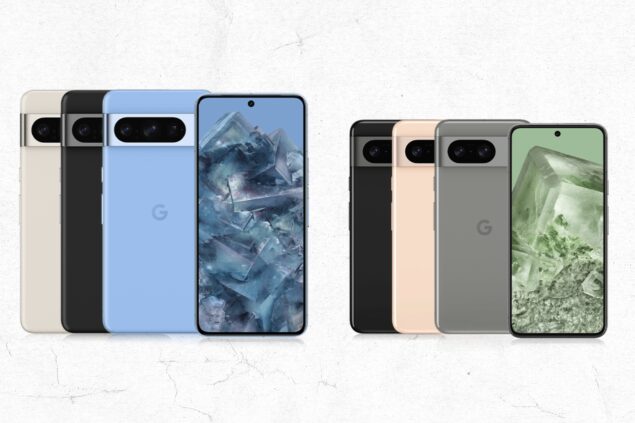 Google Pixel 8 lineup colors leak