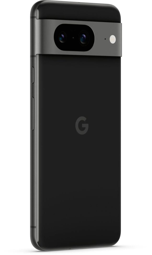 Google Pixel 8 render leak in colorazione Obsidian