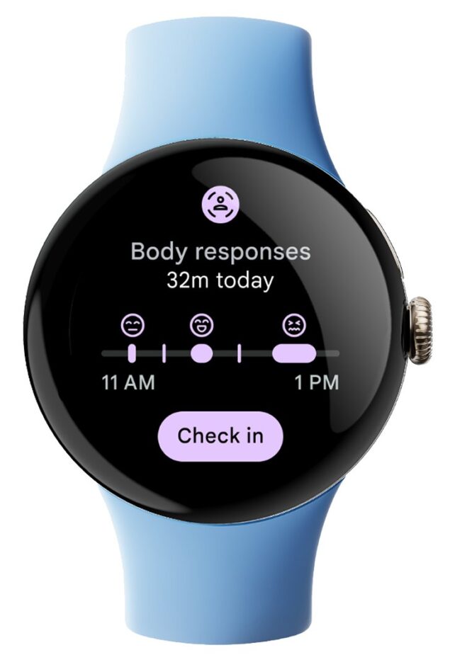 Google Pixel Watch 2 leak - Champagne Gold con cinturino Bay