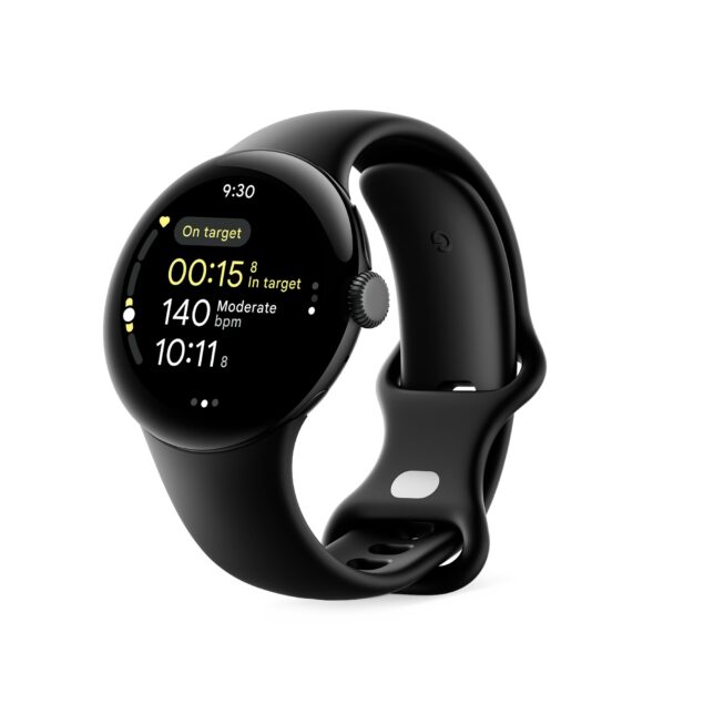 Google Pixel Watch 2 leak - Matte Black con cinturino Obsidian