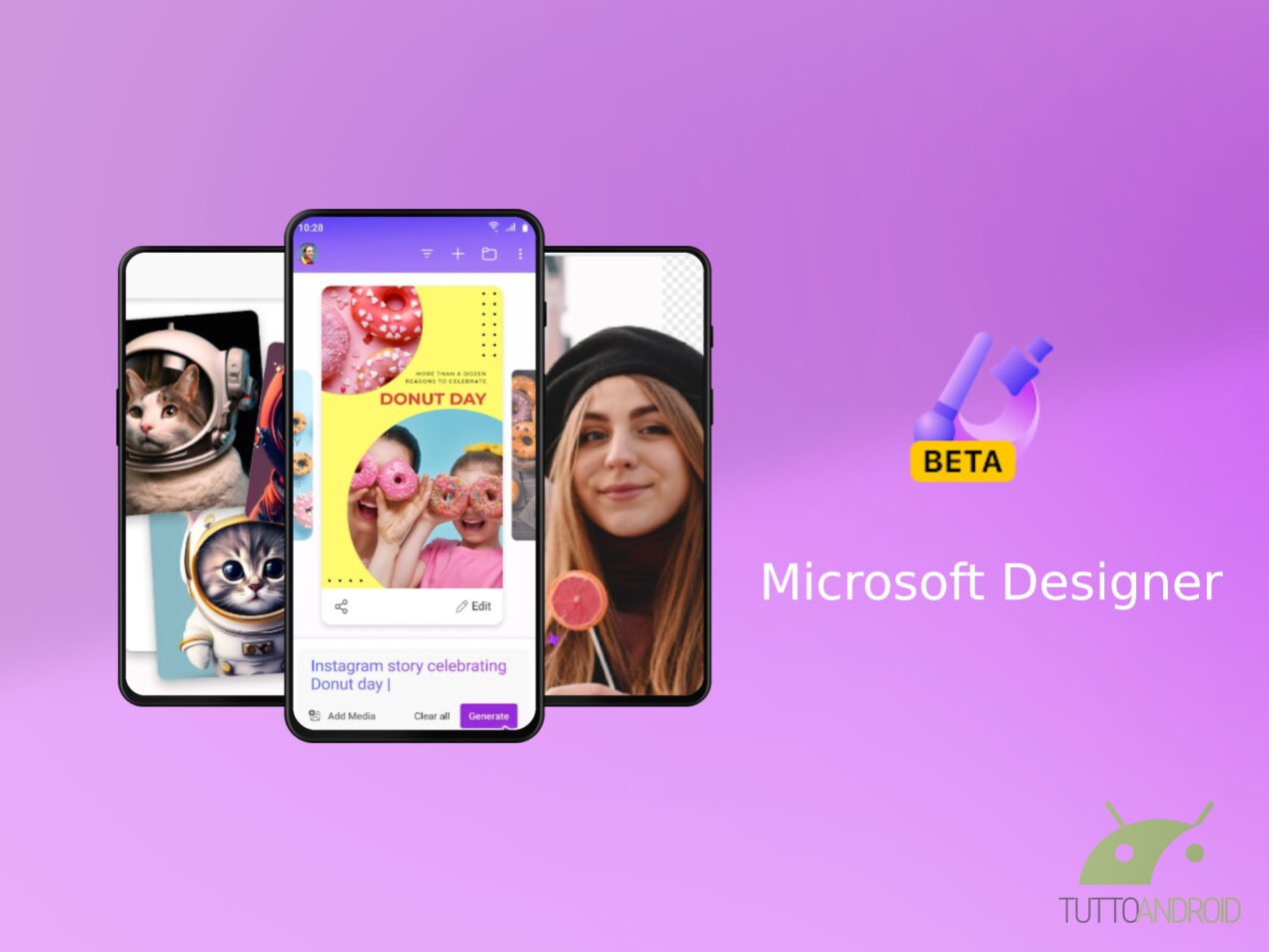 L'app Microsoft Designer è disponibile per Android in versione beta