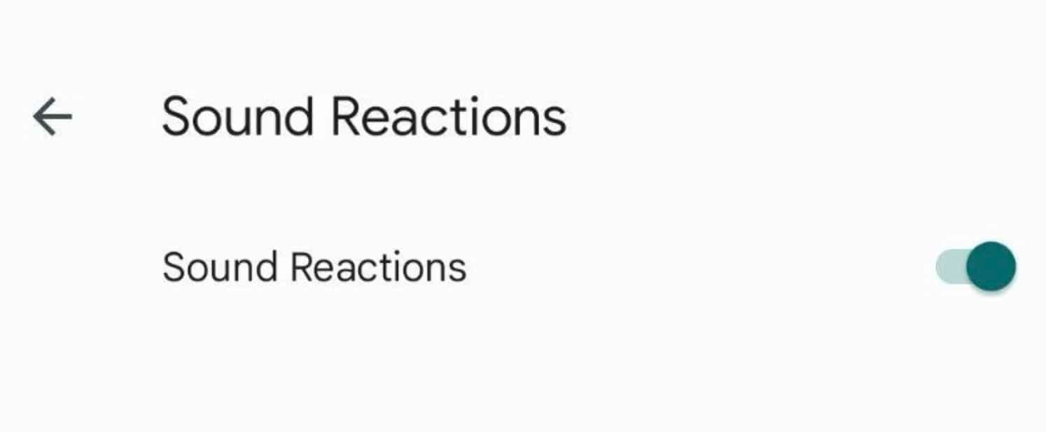 Reazioni sonore Google Telefono