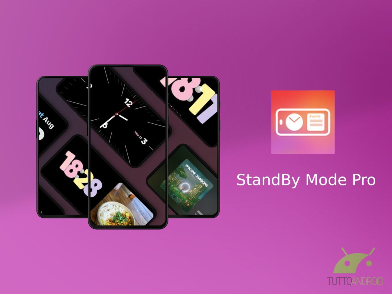 StandBy Mode Pro porta la modalità StandBy di iOS 17 su Android