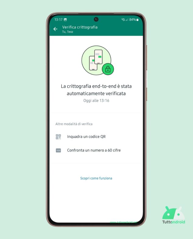 WhatsApp Beta 2.23.19.15 - novità per la crittografia in ambito sicurezza