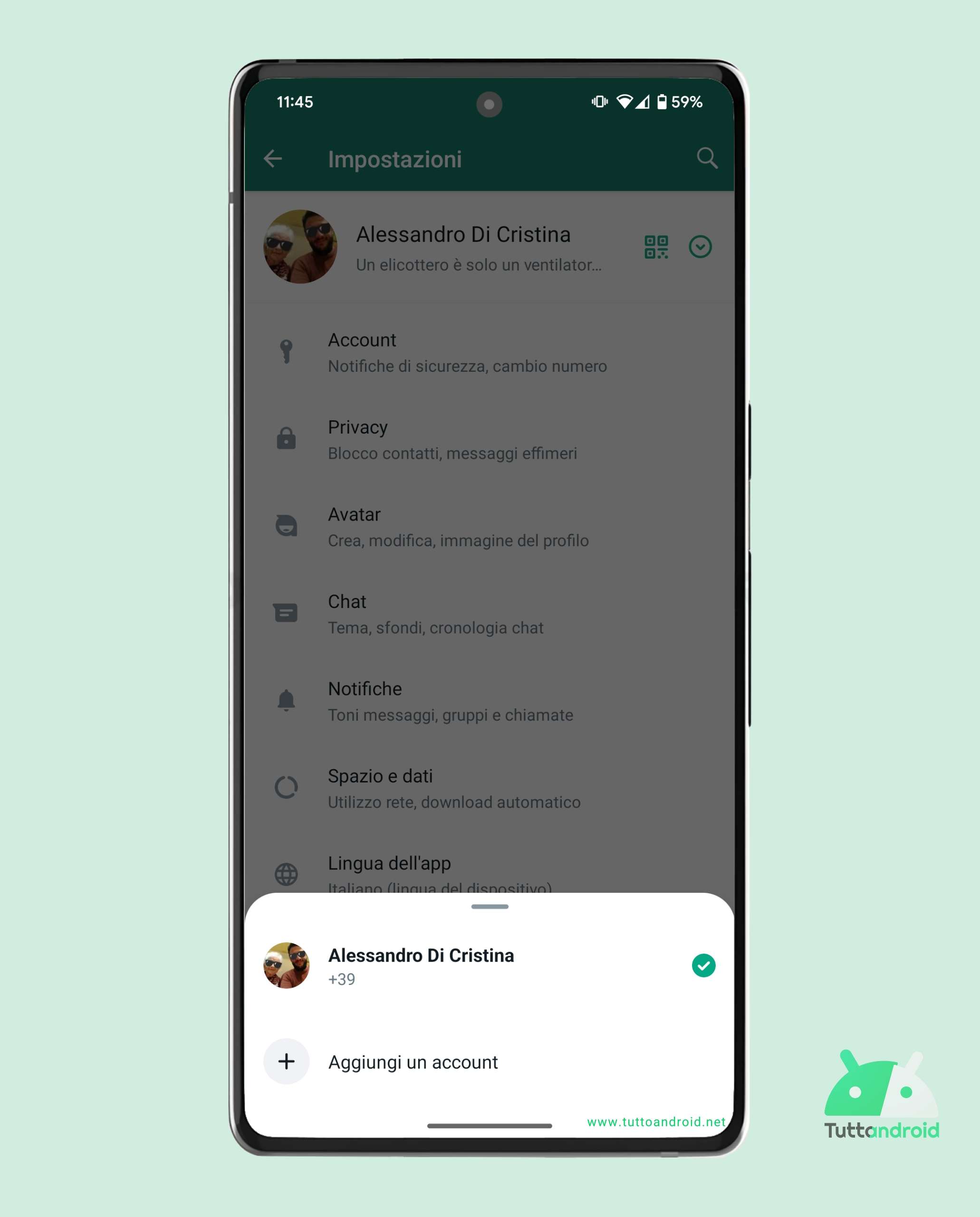 WhatsApp Beta multi-account