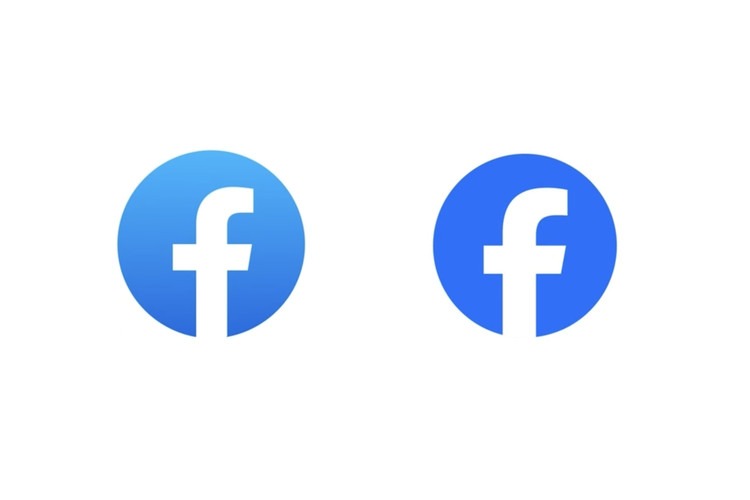 Facebook confronto vecchio logo e nuovo