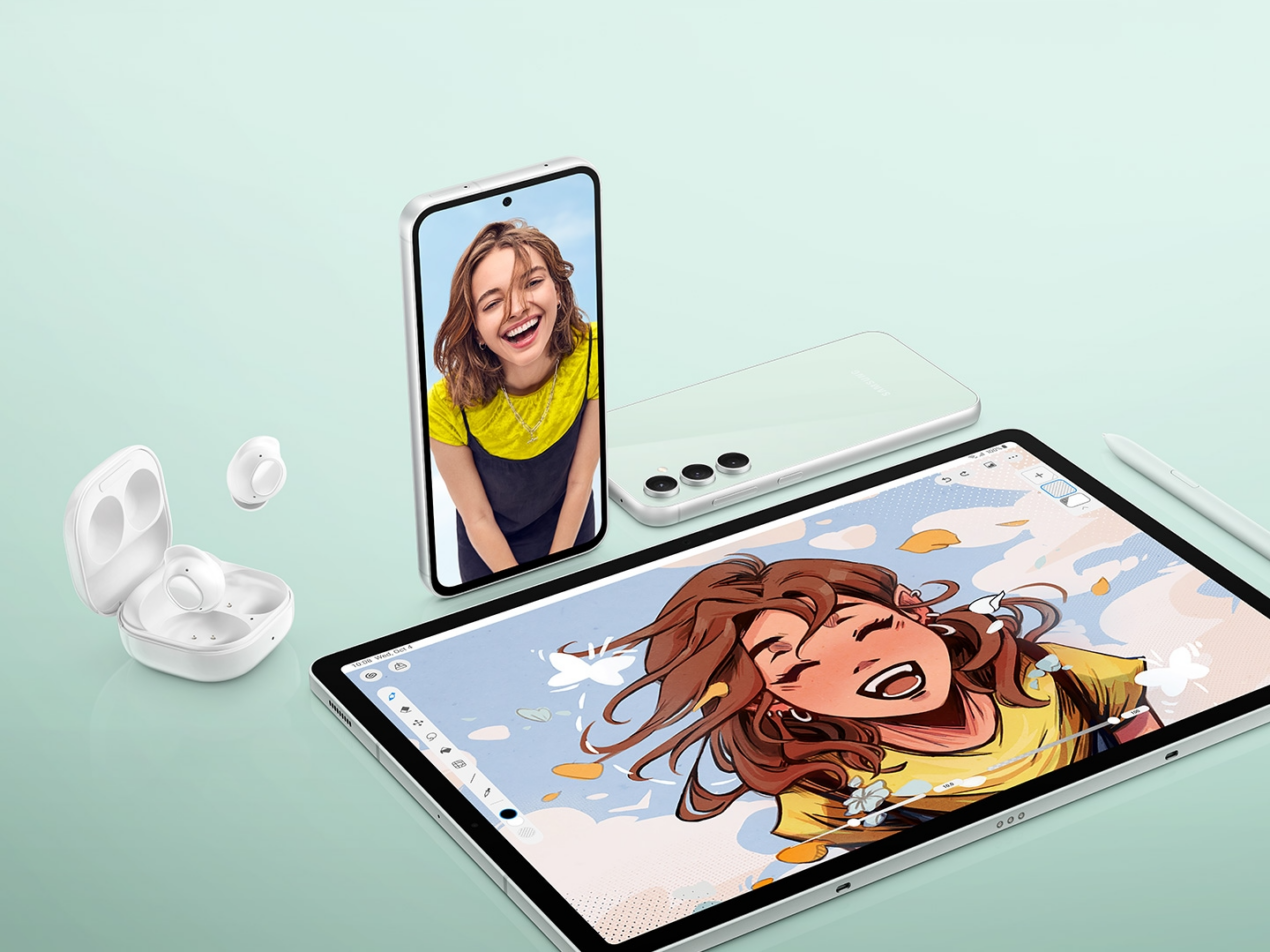 La serie Samsung Galaxy Tab S9 FE si mostra in nuove immagini