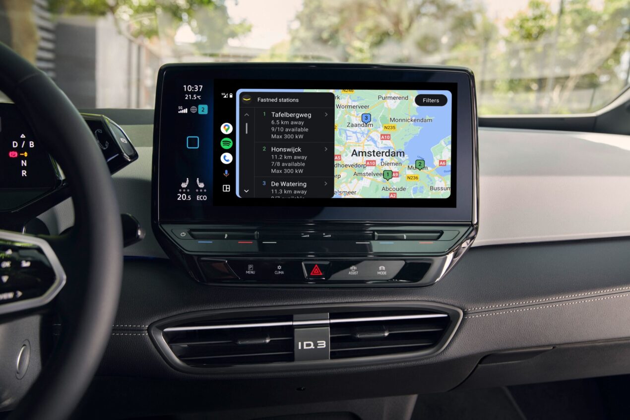 Android Auto ora può contare sull'app Fastned per trovare le stazioni di ricarica