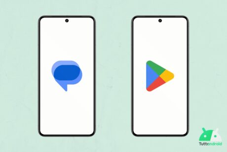 Google Messaggi e Google Play Store