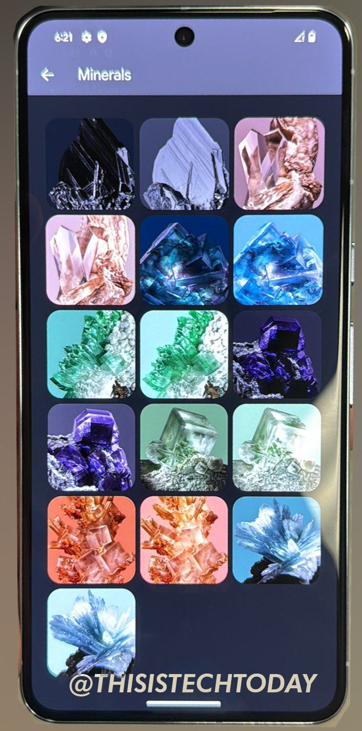 Google Pixel 8 Pro - sfondi Minerali