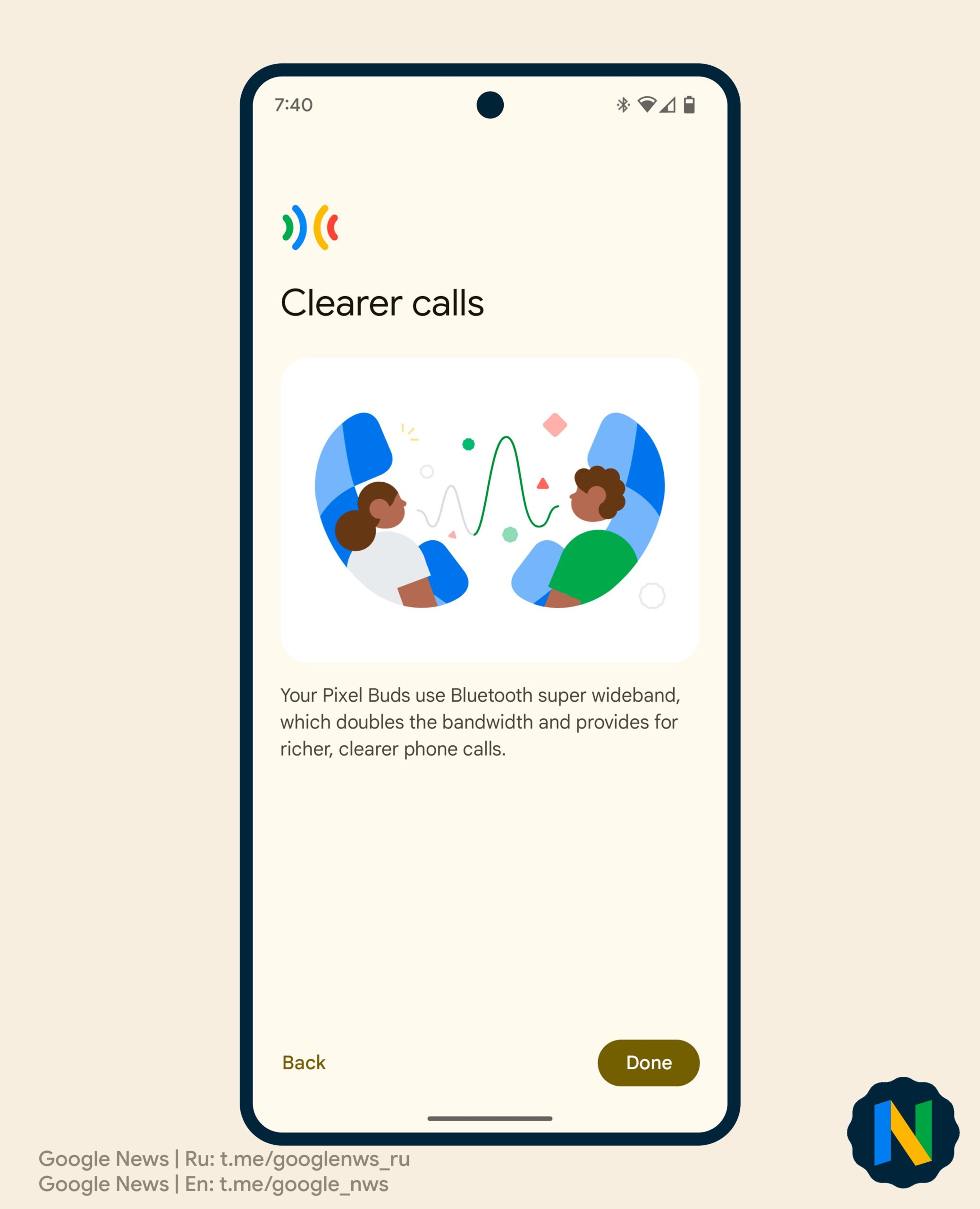 Google Pixel Buds Pro - Google News - Clearer Calls