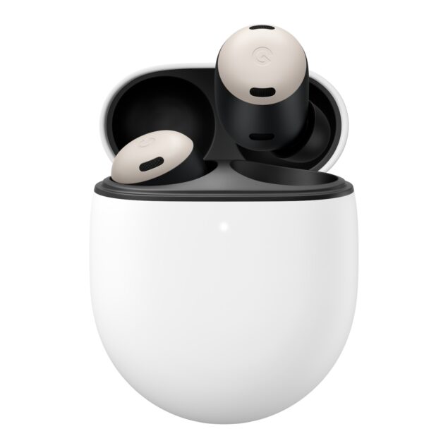 Google Pixel Buds Pro 2023 in colorazione Porcelain