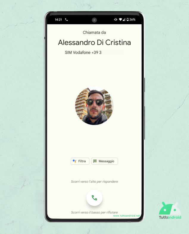 Google Telefono - Filtro chiamate di Google Assistant