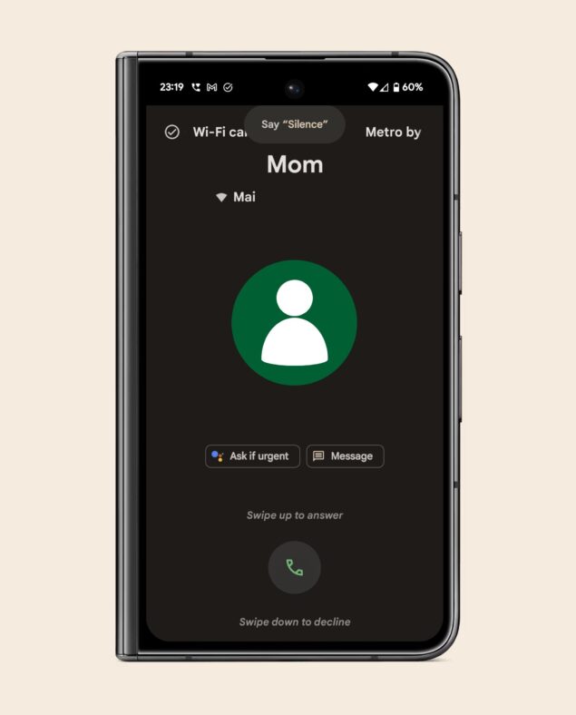 Google Telefono - Filtro chiamate con voce di Google Assistant