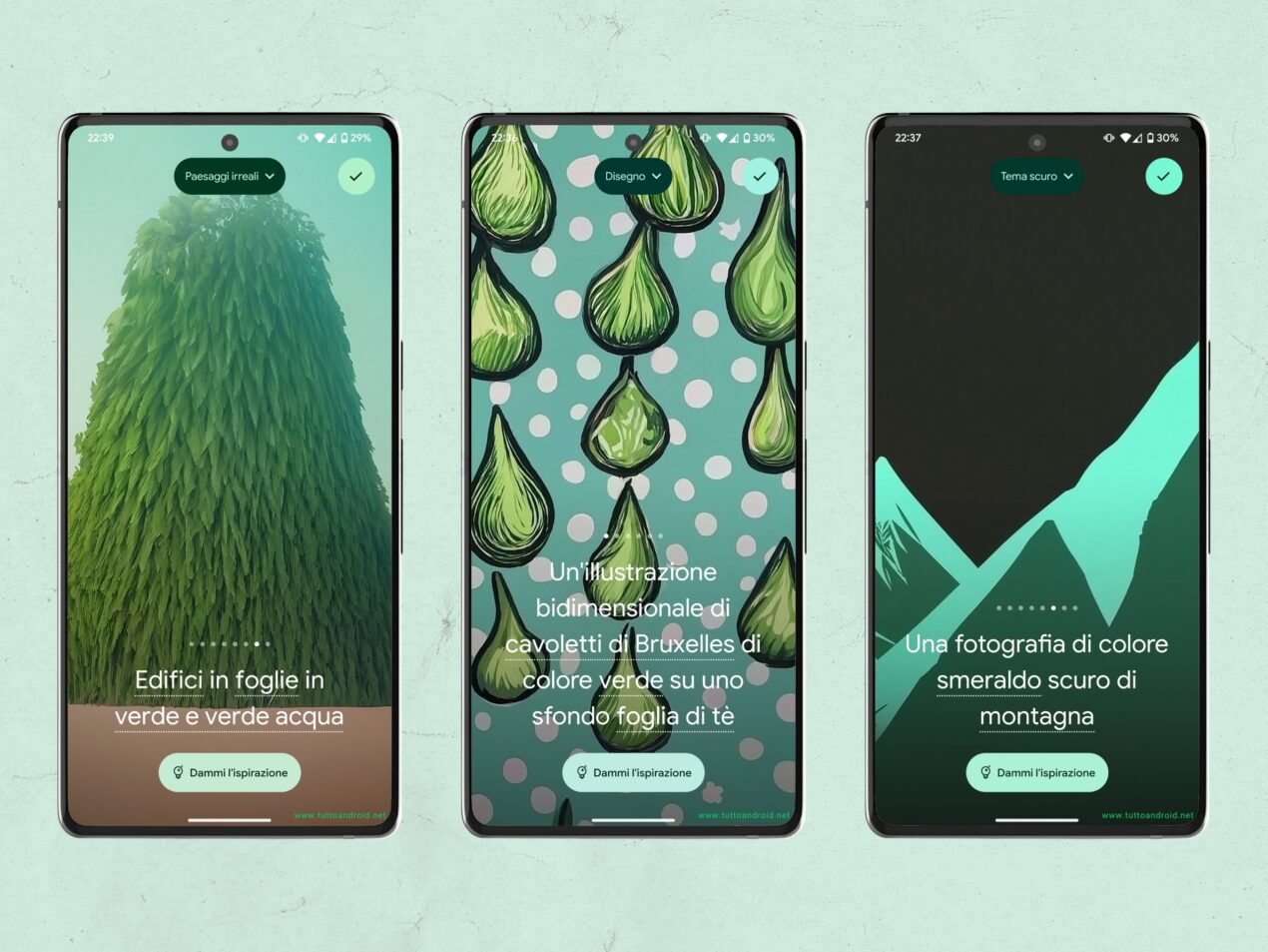 L'app Sfondi IA dei Pixel 8 sbarca sul Google Play Store