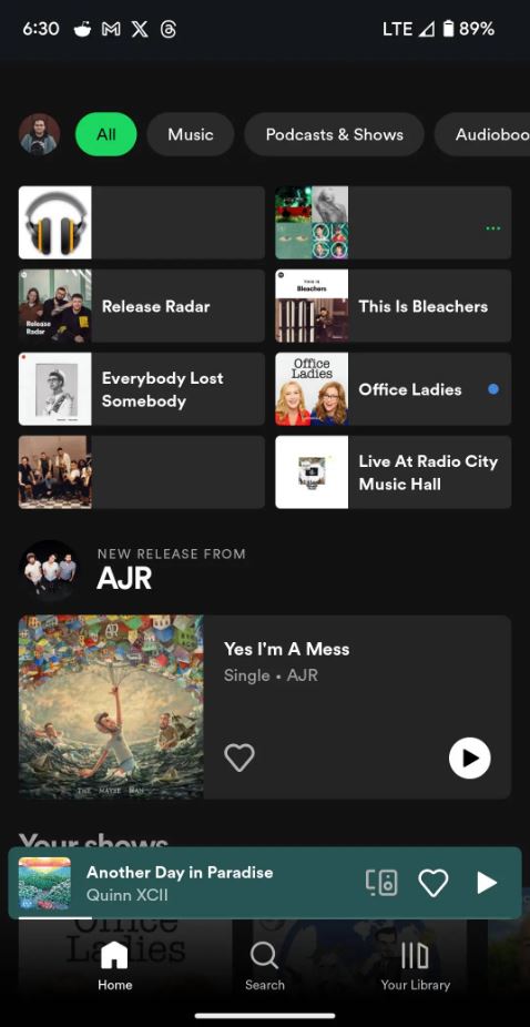 L'ultimo aggiornamento di Spotify beta per Android manda in tilt gli utenti  (aggiornato: risolto)