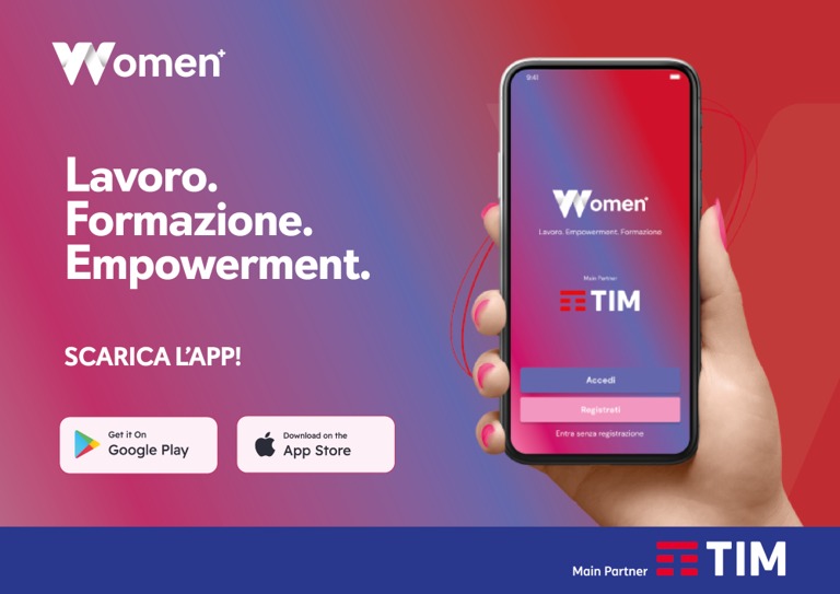 TIM Women Plus app