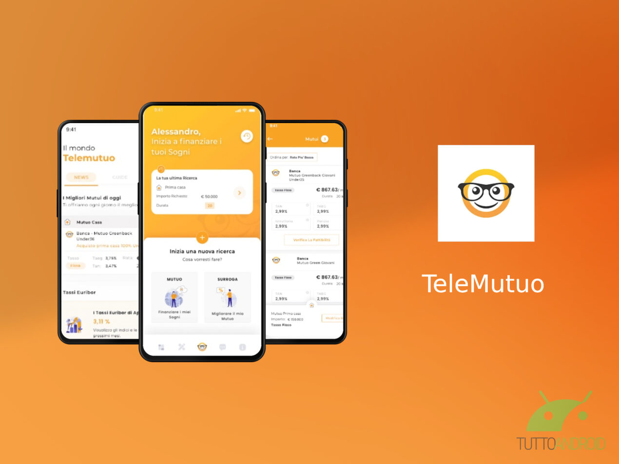 TeleMutuo lancia l'app per Android che permette di gestire i mutui casa