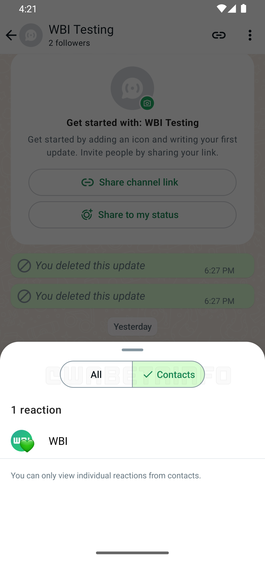 WhatsApp Beta