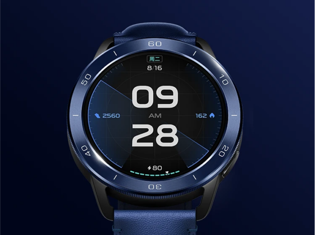 Xiaomi Watch S3 lunetta con cinturino blu