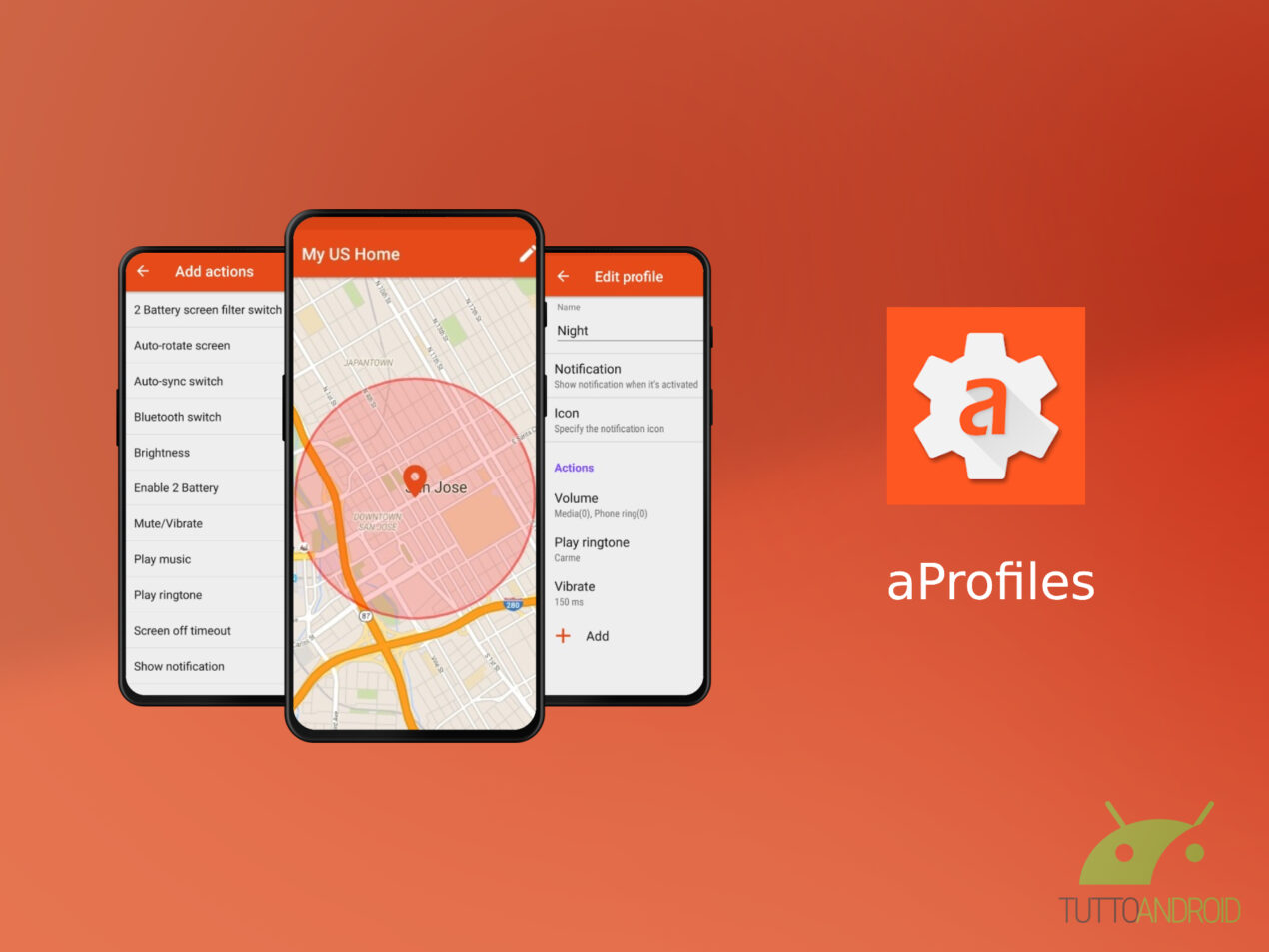AProfiles è un'app per l'automazione dello smartphone simile a Tasker
