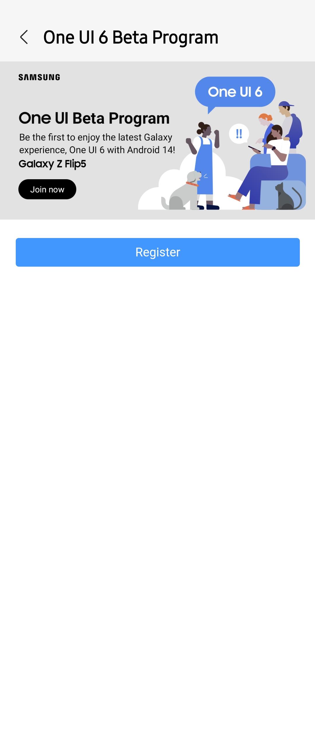 samsung galaxy z flip5 one ui 6 beta android 14