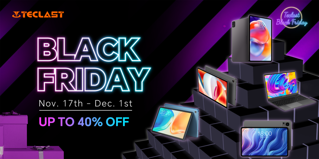 Ecco il Black Friday di Teclast, con sconti fino al 40%