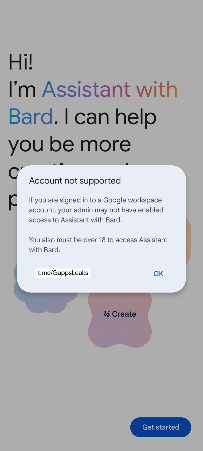 Google Assistant con Bard - account Workspace