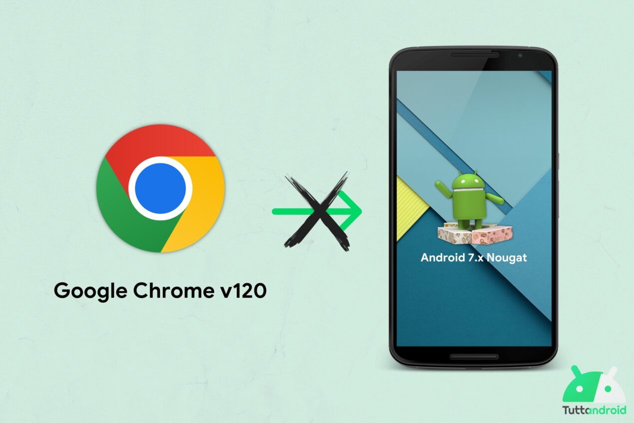 Google Chrome smetterà a breve di supportare Android Nougat