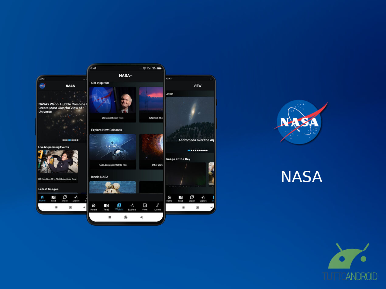 L'app della NASA si rinnova con la realtà aumentata, NASA+ e molto altro