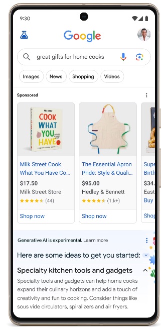 Ricerca Google regali per tutti