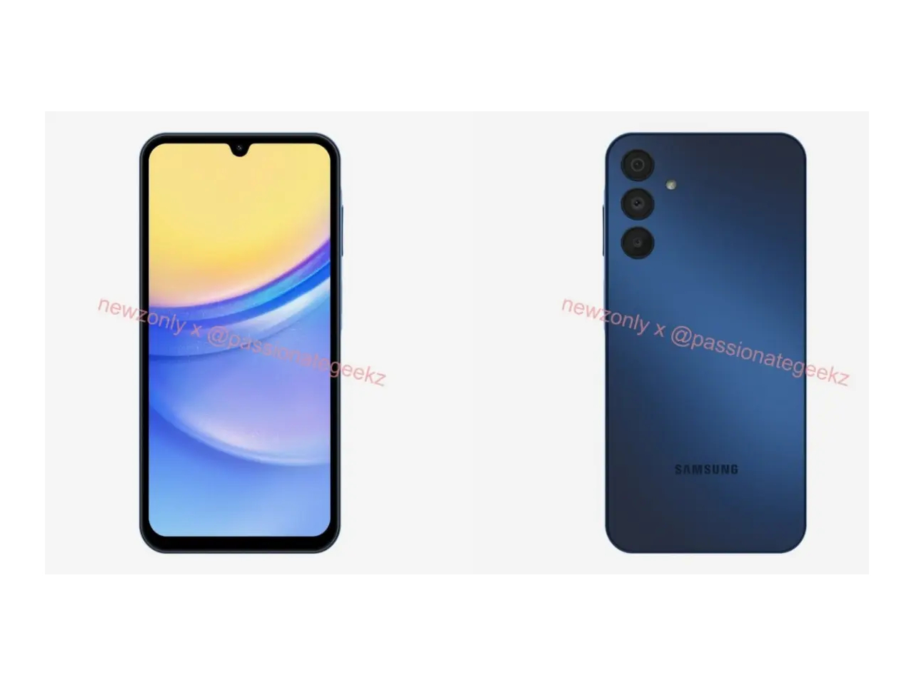 Samsung Galaxy A15 5G render leak