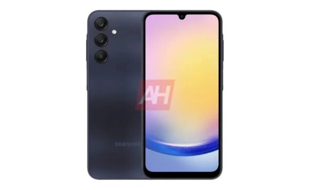 Samsung Galaxy A25 render leak 1