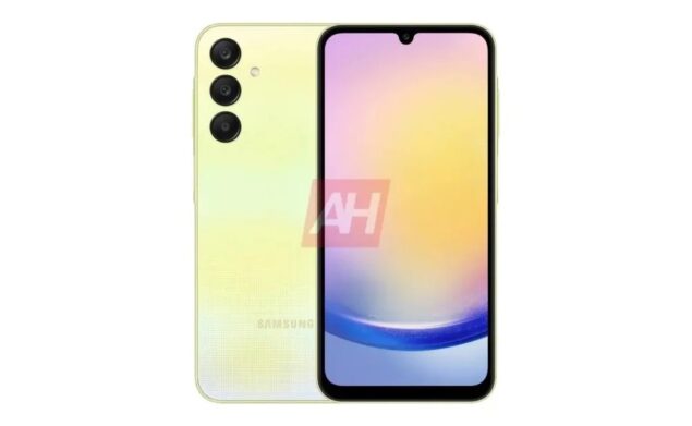 Samsung Galaxy A25 render leak 2