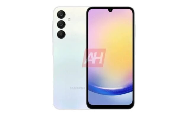 Samsung Galaxy A25 render leak 3