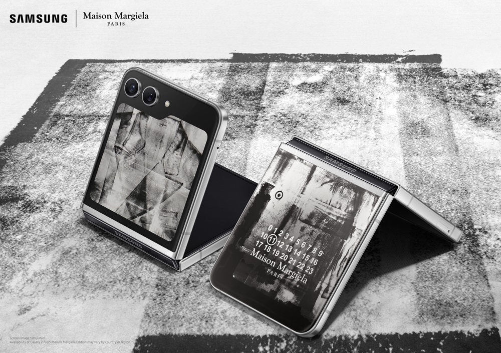 Samsung Galaxy Z Flip5 è ancora più alla moda nell'edizione Maison Margiela