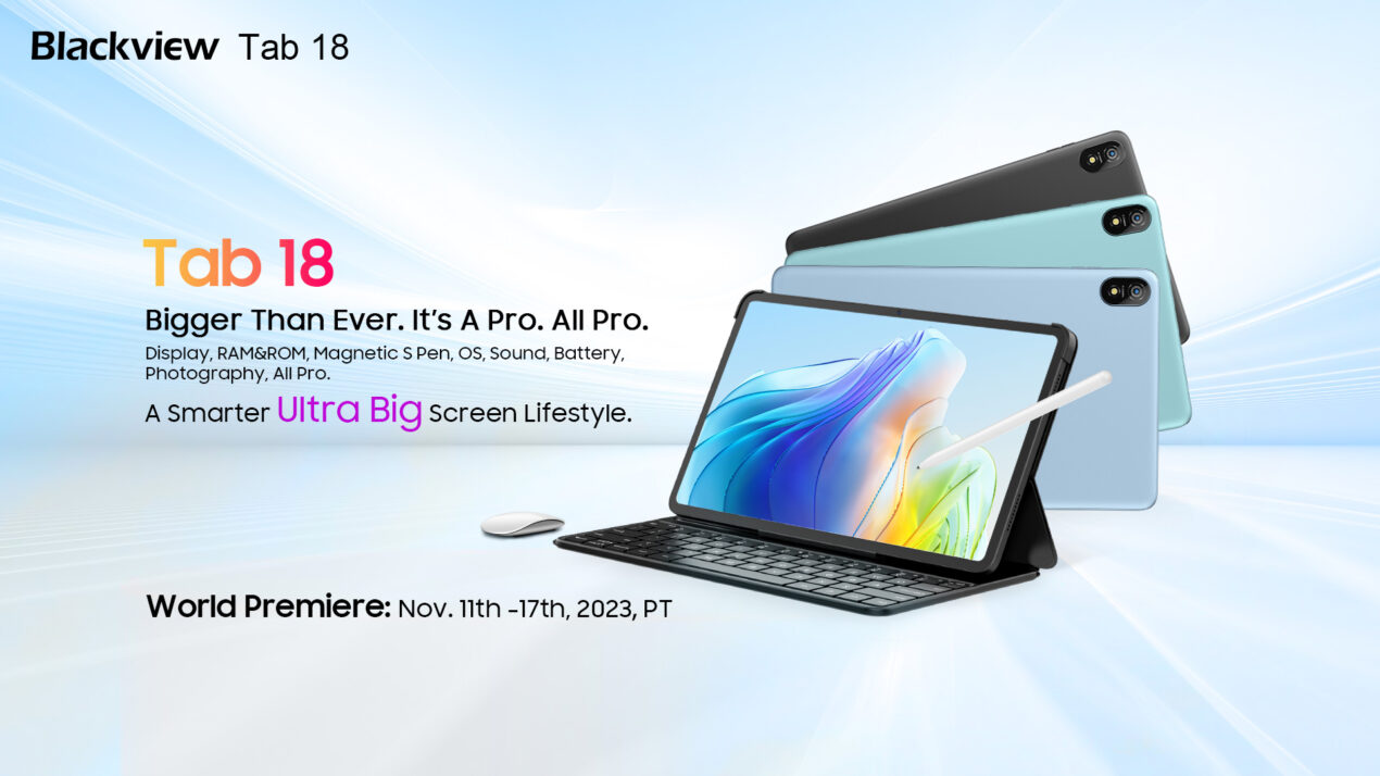 Blackview Tab 18 è ufficiale, con schermo da 12 pollici e speaker Harman Kardon