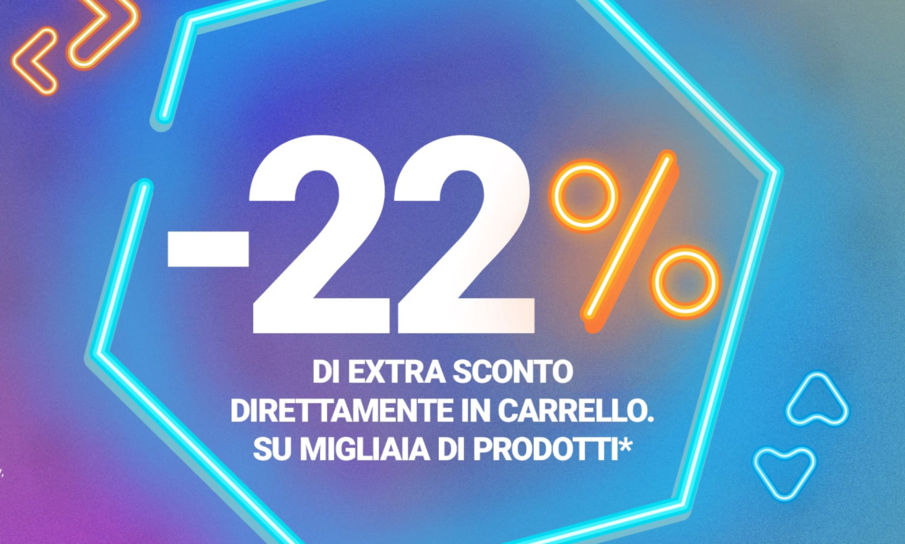 Il Black Friday Unieuro entra nel vivo con l'extra sconto del 22% su (quasi) tutto
