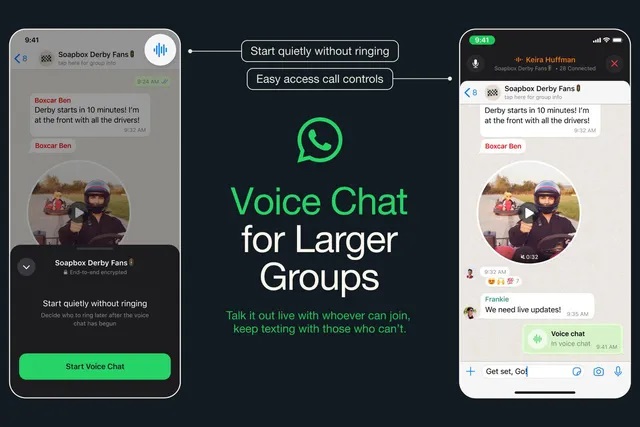 WhatsApp chiamate gruppo silenziose