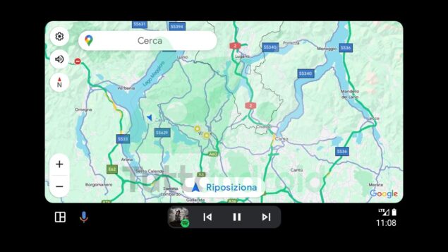 Google Maps nuovi colori Android Auto