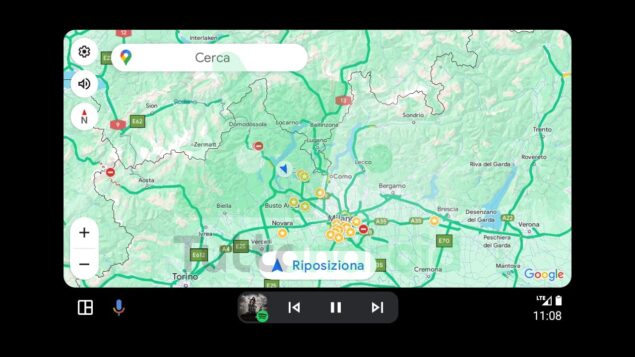 Google Maps nuovi colori Android Auto