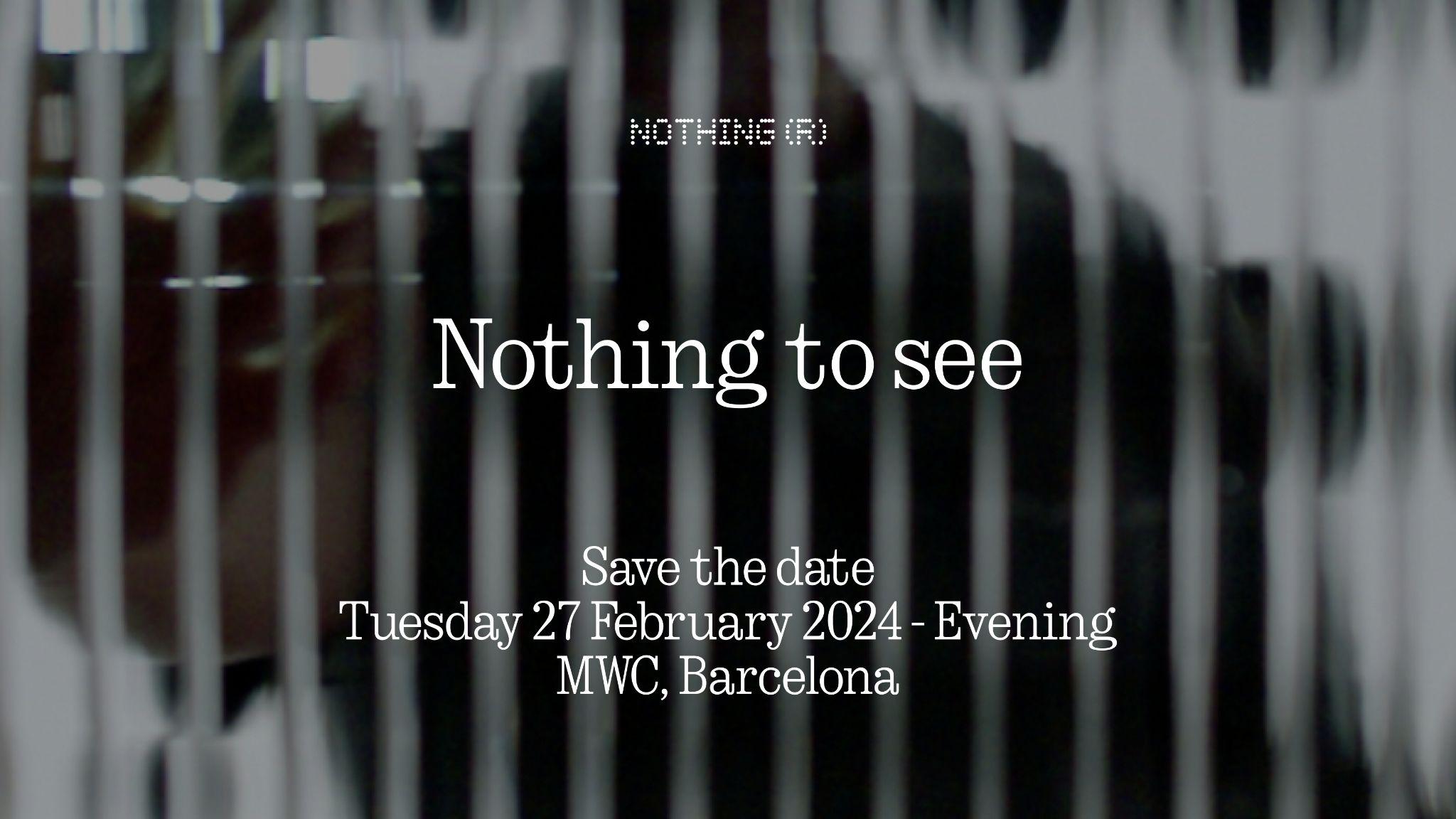 Nothing invito MWC 2024