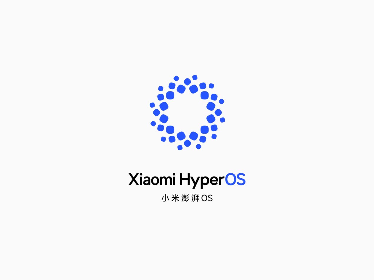 Xiaomi presenta al mondo il nuovo logo di HyperOS