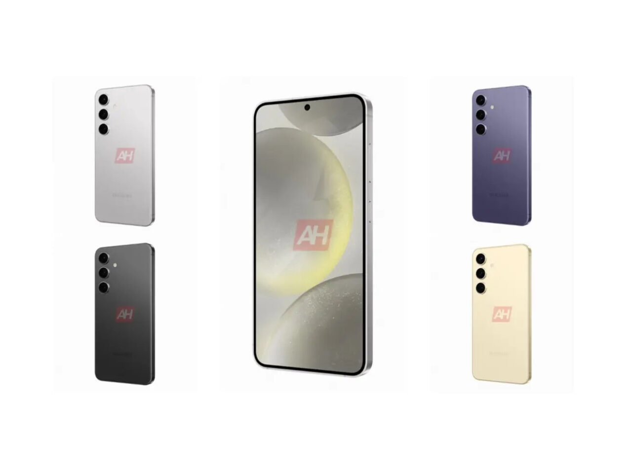 Nuovi render ufficiosi mostrano Samsung Galaxy S24 nei quattro colori principali