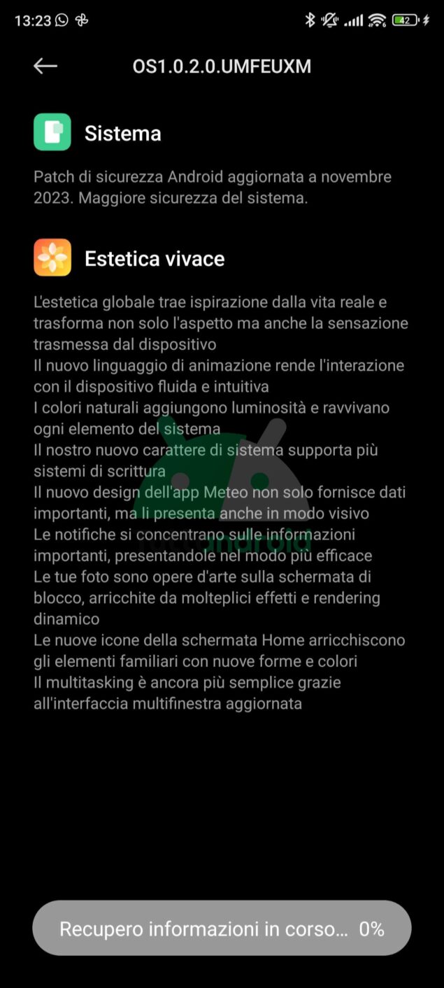 Xiaomi 13T aggiornamento HyperOS 1