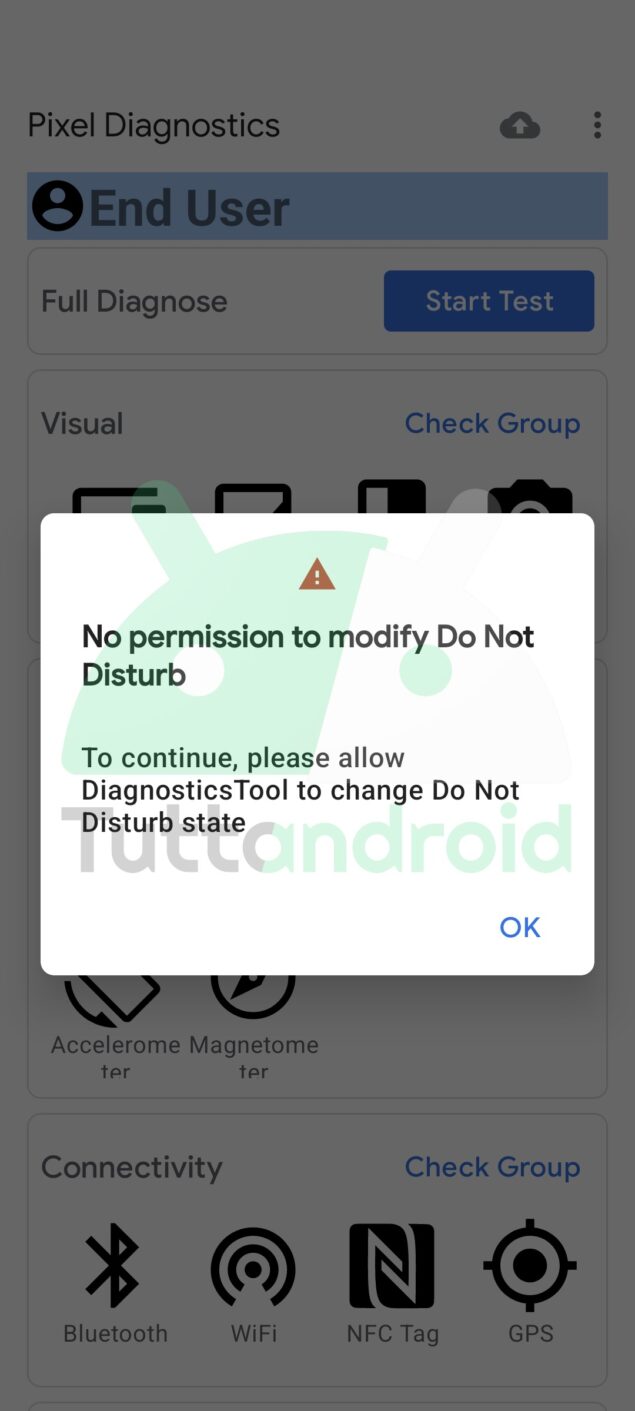 app Pixel Diagnostic Google