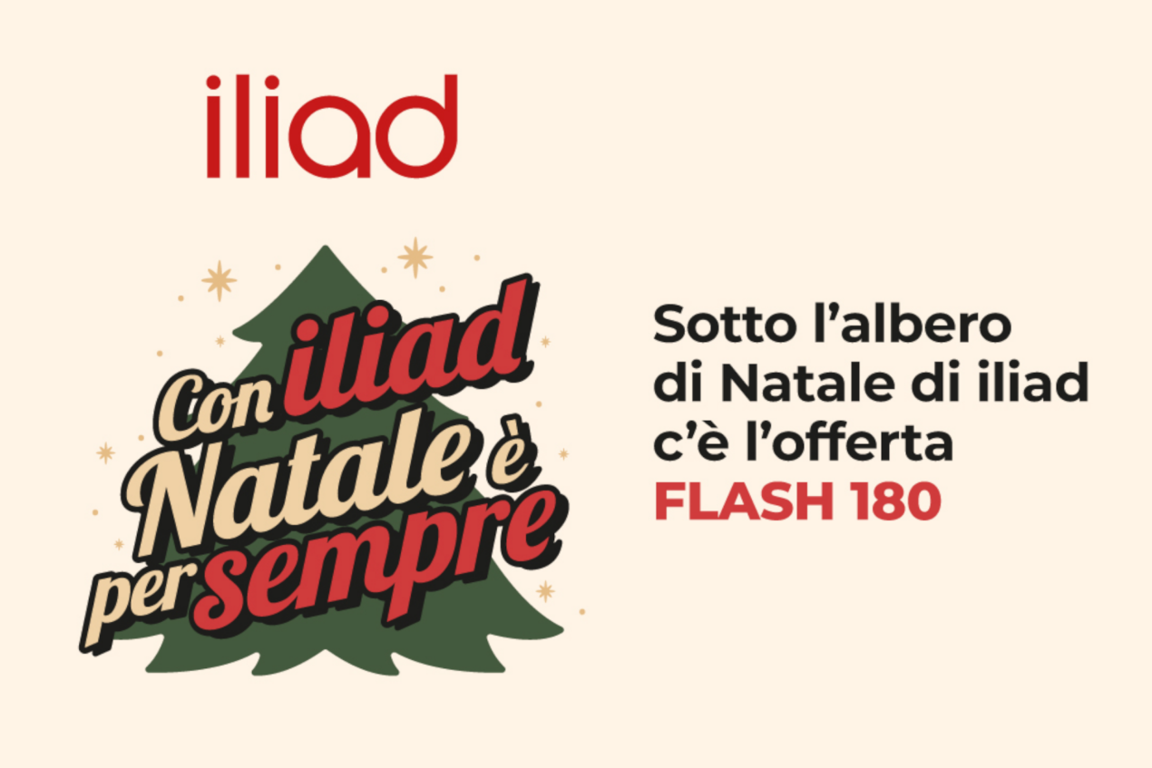 È tornata Iliad FLASH 180 a meno di 10 euro, per tutti: ecco come attivarla