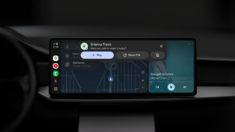 Android Auto Smart Replies with S24 OneUI icons